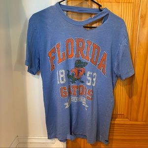 UF University is Florida Gators Vintage Ripped Tee